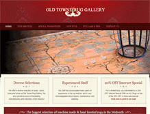 Tablet Screenshot of oldtowneruggallery.com